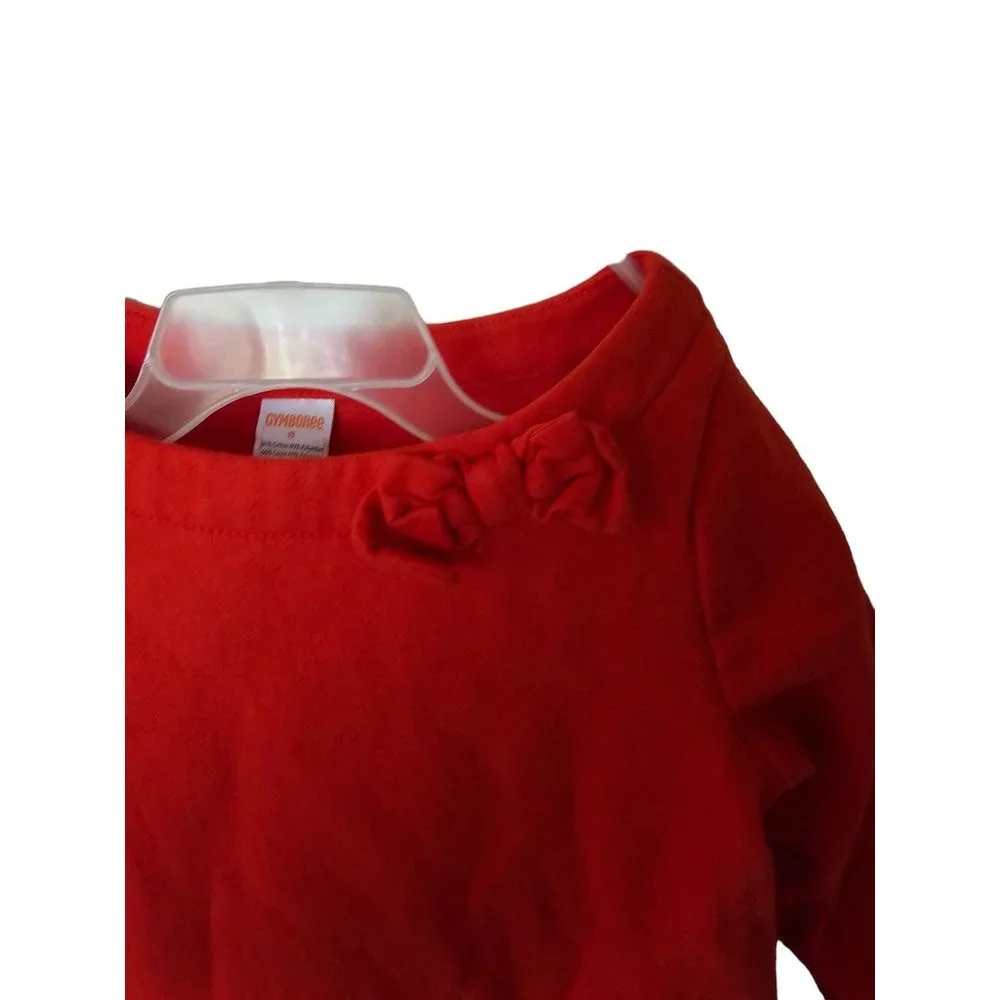Gymboree Fleece Sweatshirt Tunic‎ Top Orange size 8 Years Pockets